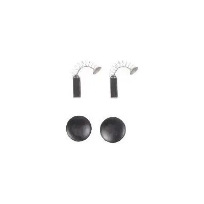 Accessoire für Rasenmäher Kohlenkit mit Federn und Steckkappen Heiniger Noir TU Accessoire für Rasenmäher Kohlenkit mit Federn und Steckkappen Heiniger Noir TU
