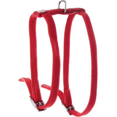 Nylon Katzenharness Martin Sellier Tub Rouge 10x35/50 cm Nylon Katzenharness Martin Sellier Tub Rouge 10x35/50 cm