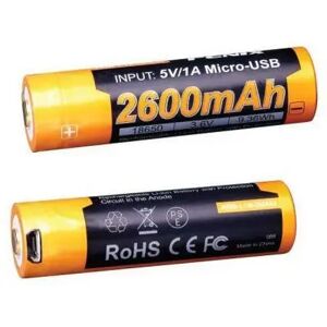Wiederaufladbare Batterie mit Mikro-Usb Fenix 3,6 V/2600 mah Noir 3,6 V/2600 mAh Wiederaufladbare Batterie mit Mikro-Usb Fenix 3,6 V/2600 mah Noir 3,6 V/2600 mAh