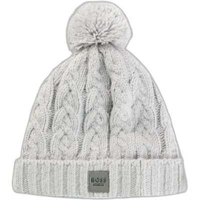Mütze Boss Equestrian Bobble Gris TU Mütze Boss Equestrian Bobble Gris TU