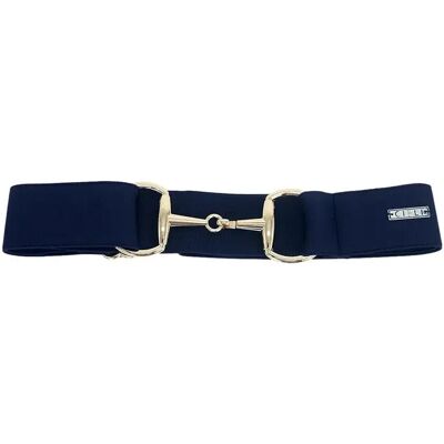 Elastische Trense Gürtel Damen Cieli Equestrian Signature Bleu TU Elastische Trense Gürtel Damen Cieli Equestrian Signature Bleu TU