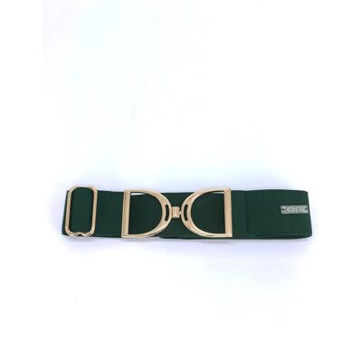 Elastische Galogen-Gürtel Damen Cieli Equestrian Signature Vert TU Elastische Galogen-Gürtel Damen Cieli Equestrian Signature Vert TU