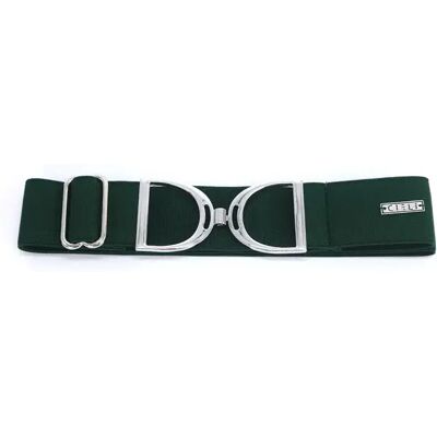 Elastische Galogen-Gürtel Damen Cieli Equestrian Signature Vert TU Elastische Galogen-Gürtel Damen Cieli Equestrian Signature Vert TU