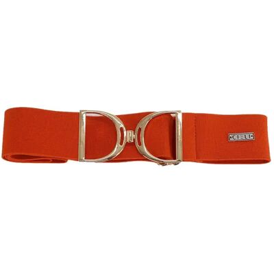 Elastische Galogen-Gürtel Damen Cieli Equestrian Signature Orange TU Elastische Galogen-Gürtel Damen Cieli Equestrian Signature Orange TU