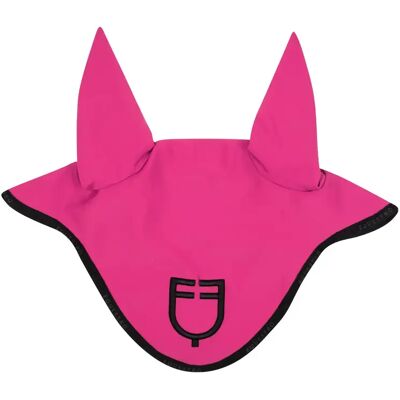 Kurze Mütze aus technischem Stoff mit Logo Equestro Rose Poney Kurze Mütze aus technischem Stoff mit Logo Equestro Rose Poney
