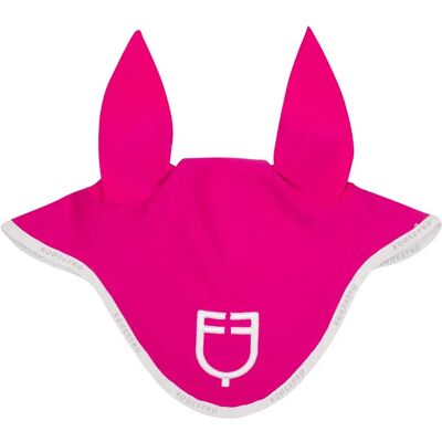 Kurze Mütze aus technischem Stoff mit Logo Equestro Rose Cob Kurze Mütze aus technischem Stoff mit Logo Equestro Rose Cob