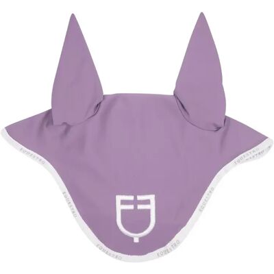 Kurze Mütze aus technischem Stoff mit Logo Equestro Violet Full Kurze Mütze aus technischem Stoff mit Logo Equestro Violet Full