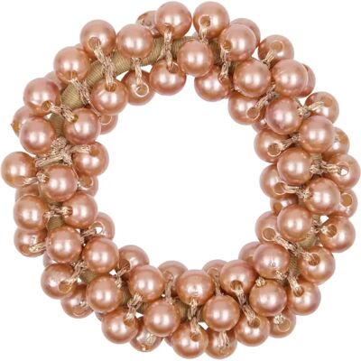 Haargummi mit Perlen für Frauen Equipage Beige TU Haargummi mit Perlen für Frauen Equipage Beige TU