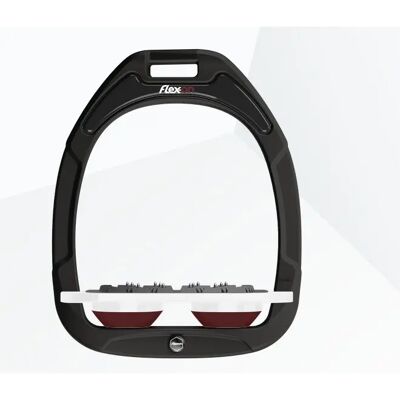 Sattelbügel Plat Ultra Grip Schwarz/Weiß/Bordeaux Flex-On Green Composite Noir TU Sattelbügel Plat Ultra Grip Schwarz/Weiß/Bordeaux Flex-On Green Composite Noir TU