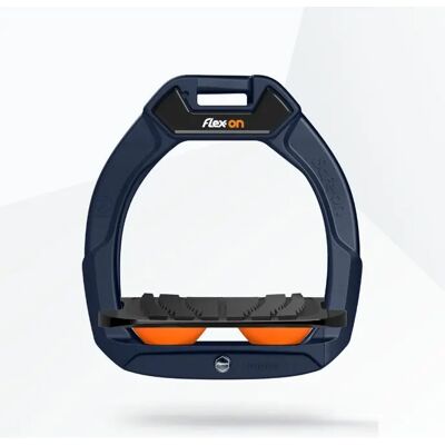 Sicherheitsreitsteigbügel Neigbar Grip Marine/Schwarz/Orange Kind Flex-On Safe-On Bleu TU Sicherheitsreitsteigbügel Neigbar Grip Marine/Schwarz/Orange Kind Flex-On Safe-On Bleu TU