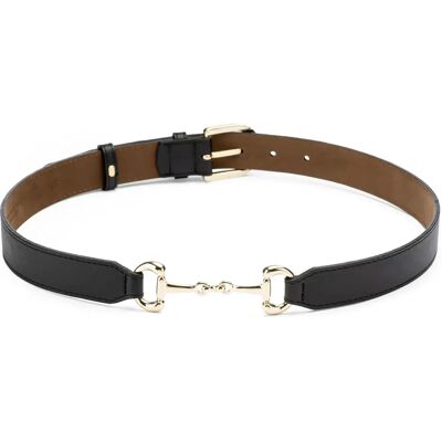 Gürtel kleines Modell Leder Galop Wear Noir 85 cm Gürtel kleines Modell Leder Galop Wear Noir 85 cm
