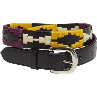 Gürtel Kieffer Buenos Aires Silver Buckle Noir 95 cm Gürtel Kieffer Buenos Aires Silver Buckle Noir 95 cm