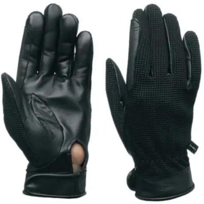 Reit-Handschuhe aus Strick und Leder Lexhis Noir L Reit-Handschuhe aus Strick und Leder Lexhis Noir L