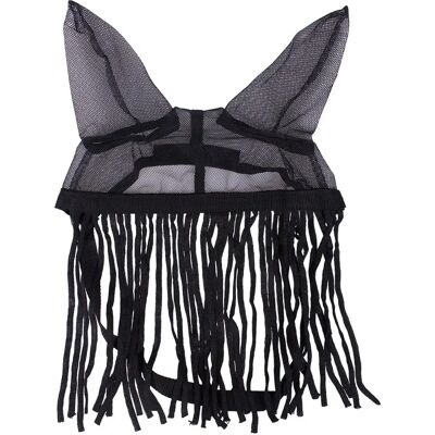 Stirnband gegen Fliegen mit Ohren QHP Noir Shetland Stirnband gegen Fliegen mit Ohren QHP Noir Shetland