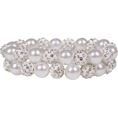Haargummi für Damenen QHP Twinkle Blanc TU Haargummi für Damenen QHP Twinkle Blanc TU