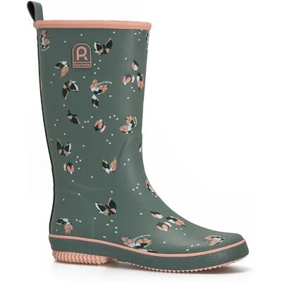 Regenstiefel Damen Rouchette Blossom Vert 39 Regenstiefel Damen Rouchette Blossom Vert 39