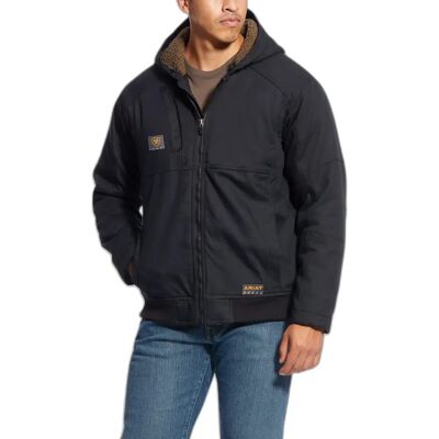 Wasserdichte Jacke duracanvas Ariat Rebar Noir M Wasserdichte Jacke duracanvas Ariat Rebar Noir M