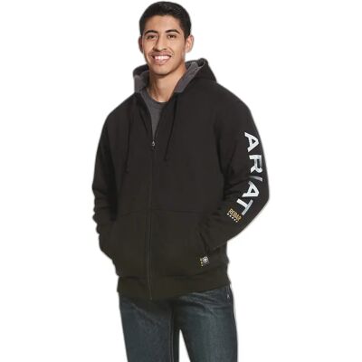 Hoodie Ariat Rebar All Weather Noir M Hoodie Ariat Rebar All Weather Noir M
