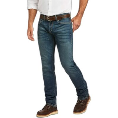 Jeans Ariat M8 Tek Strect Sebastian slim Bleu 36x34 Jeans Ariat M8 Tek Strect Sebastian slim Bleu 36x34