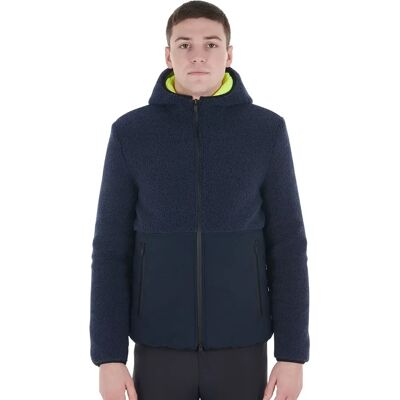Fleece mit Kapuze Equestro Bleu S Fleece mit Kapuze Equestro Bleu S