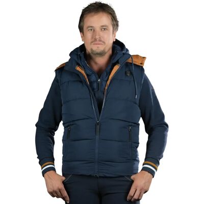 Ärmellose Daunenjacke Flags&Cup Parkano Bleu S Ärmellose Daunenjacke Flags&Cup Parkano Bleu S