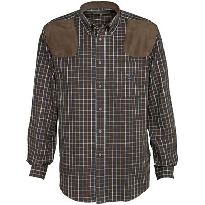 Langarmshirt PERCUSSION Sologne Marron L Langarmshirt PERCUSSION Sologne Marron L