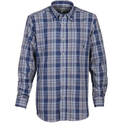 Langarmshirt PERCUSSION Aubigny Bleu XL Langarmshirt PERCUSSION Aubigny Bleu XL