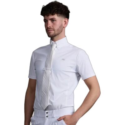 Turnier-Poloshirt Premier Equine Rubato Blanc M Turnier-Poloshirt Premier Equine Rubato Blanc M