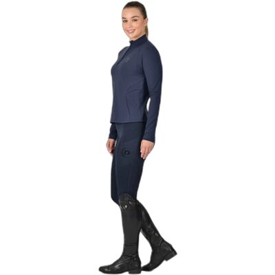 Reitunterwäsche Damen Dublin Brushed Fitted Blau S Reitunterwäsche Damen Dublin Brushed Fitted Blau S