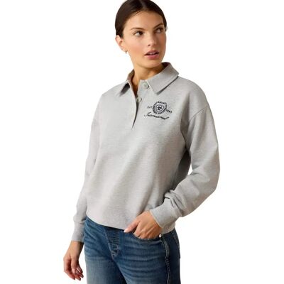 Sweatshirt Damen Ariat Lovett Gris L Sweatshirt Damen Ariat Lovett Gris L