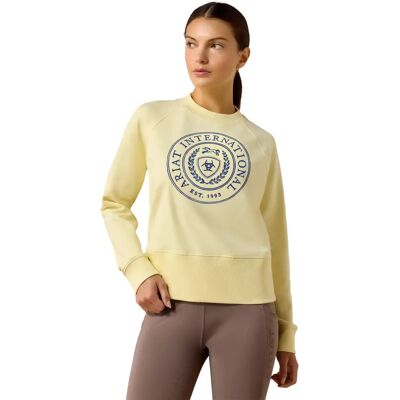 Sweatshirt Damen Ariat Martine Jaune M Sweatshirt Damen Ariat Martine Jaune M