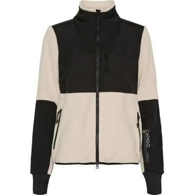 Fleece mit Reißverschluss Frau Catago Norma Beige M Fleece mit Reißverschluss Frau Catago Norma Beige M