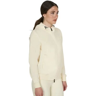 Kapuzenjacke Equestro Logo Blanc XS Kapuzenjacke Equestro Logo Blanc XS
