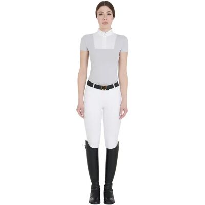 Reittunier-Polo Damen Equestro Gris XS Reittunier-Polo Damen Equestro Gris XS