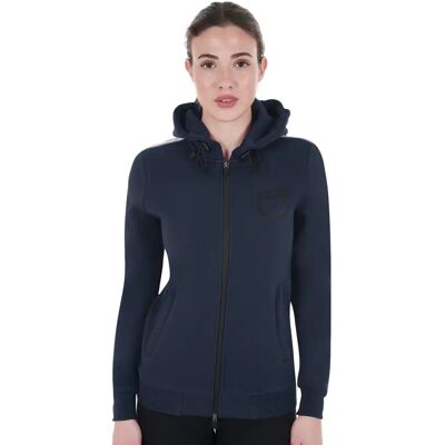 Kapuzenjacke Equestro Bleu XS Kapuzenjacke Equestro Bleu XS