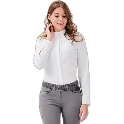 Reithemd Turnier Damen Gaze Jacandra Blanc M Reithemd Turnier Damen Gaze Jacandra Blanc M