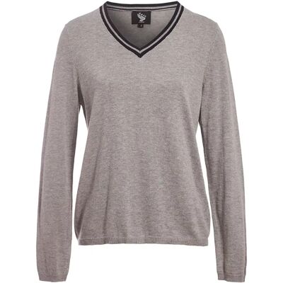 Pullover Frau Gaze Janama Gris XL Pullover Frau Gaze Janama Gris XL