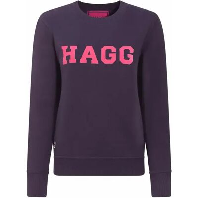 Sweatshirt Frau Hagg Bleu M Sweatshirt Frau Hagg Bleu M