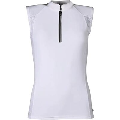 Technisches Reit-T-Shirt ohne Ärmel für Frauen HKM Hannah Blanc XL Technisches Reit-T-Shirt ohne Ärmel für Frauen HKM Hannah Blanc XL