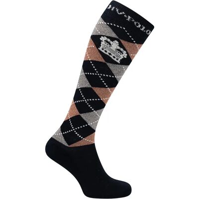 Reitsocken Frau HV Polo Argyle Noir 35/38 Reitsocken Frau HV Polo Argyle Noir 35/38