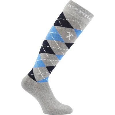 Reitsocken Frau HV Polo Argyle Gris 43/46 Reitsocken Frau HV Polo Argyle Gris 43/46