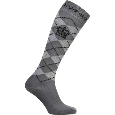 Reitsocken Damen HV Polo Argyle Gris 39/42 Reitsocken Damen HV Polo Argyle Gris 39/42