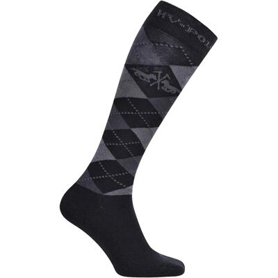Reitsocken Damen HV Polo Argyle Noir 43/46 Reitsocken Damen HV Polo Argyle Noir 43/46