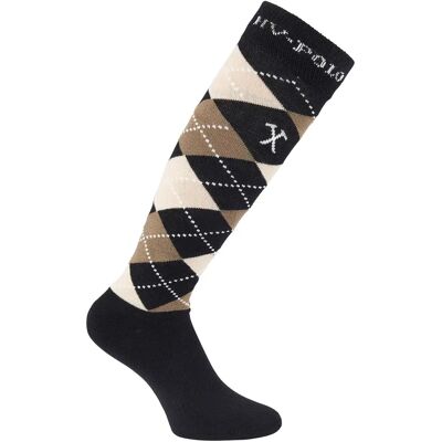 Reitsocken Damen HV Polo Argyle Noir 39/42 Reitsocken Damen HV Polo Argyle Noir 39/42