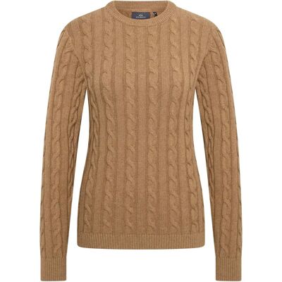 Pullover Damen HV Polo Tally Marron M Pullover Damen HV Polo Tally Marron M