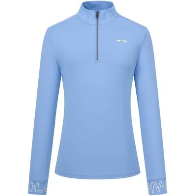 Technisches Longsleeve-Polo für Damen im Reitsport HV Polo Tess Bleu 2XL Technisches Longsleeve-Polo für Damen im Reitsport HV Polo Tess Bleu 2XL