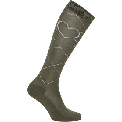 Reitsocken Damen Imperial Riding Imperial Heart Vert 35/38 Reitsocken Damen Imperial Riding Imperial Heart Vert 35/38