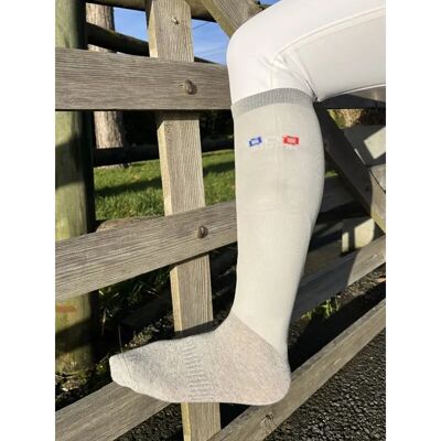 Reitsocken Jump'In (x2) Gris 42/46 Reitsocken Jump'In (x2) Gris 42/46