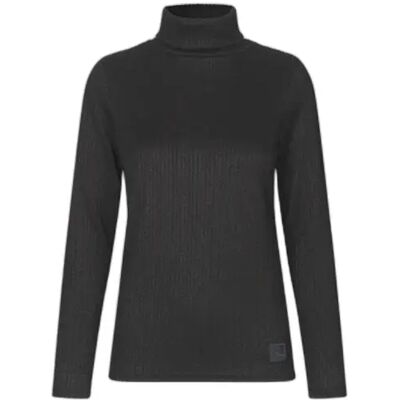 Kingsland Vikula Gestrickter Rollkragenpullover Damen - Schwarz Kingsland Vikula Gestrickter Rollkragenpullover Damen - Schwarz