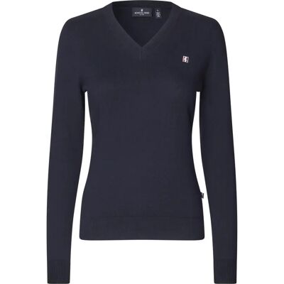 Kingsland - V-Neck Pullover - Navy - Sweatshirt Kingsland - V-Neck Pullover - Navy - Sweatshirt